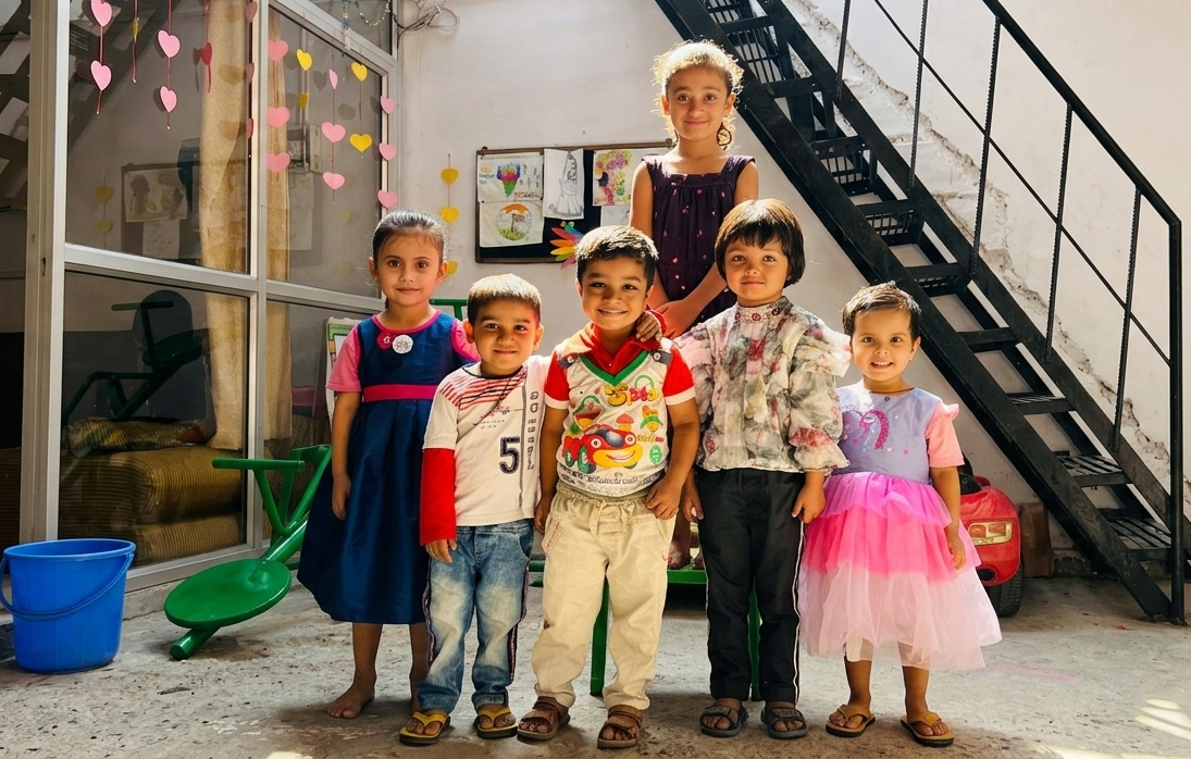 Children smiling at a Vision Unlimited learning center